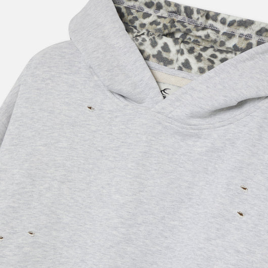 Northvine® Grey Leopard Hoodie